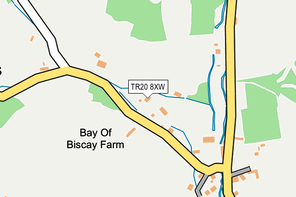 TR20 8XW map - OS OpenMap – Local (Ordnance Survey)