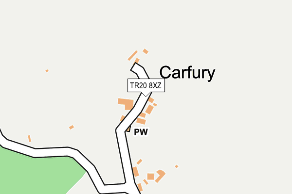 TR20 8XZ map - OS OpenMap – Local (Ordnance Survey)