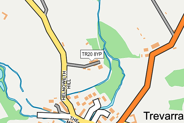 TR20 8YP map - OS OpenMap – Local (Ordnance Survey)