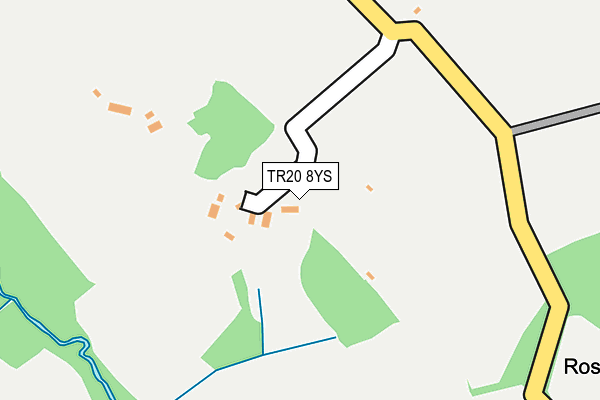 TR20 8YS map - OS OpenMap – Local (Ordnance Survey)