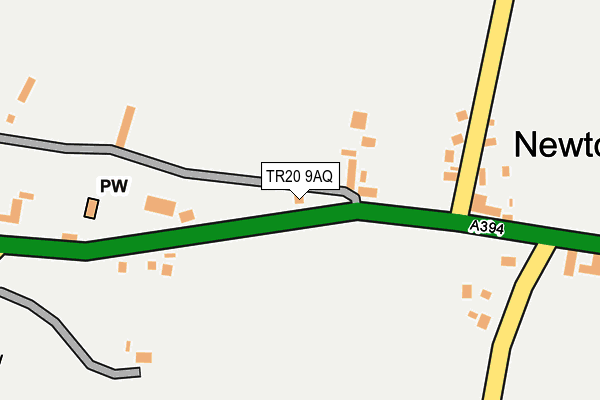 TR20 9AQ map - OS OpenMap – Local (Ordnance Survey)