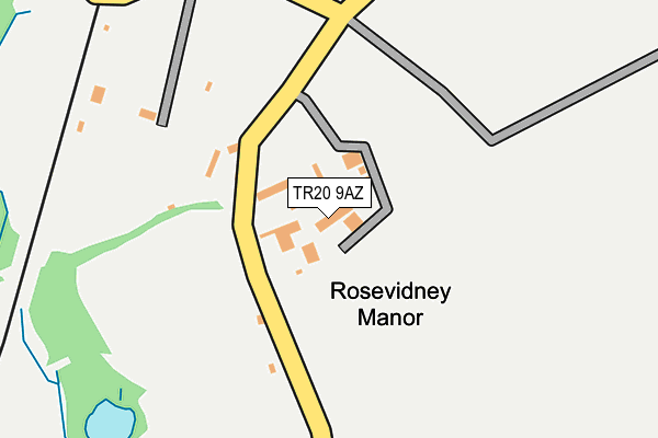 TR20 9AZ map - OS OpenMap – Local (Ordnance Survey)