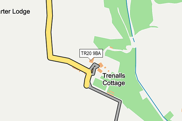 TR20 9BA map - OS OpenMap – Local (Ordnance Survey)