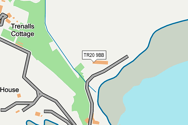 TR20 9BB map - OS OpenMap – Local (Ordnance Survey)