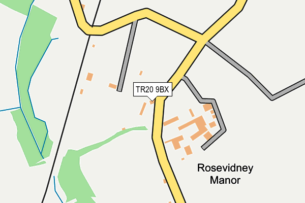 TR20 9BX map - OS OpenMap – Local (Ordnance Survey)