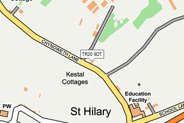 TR20 9DT map - OS OpenMap – Local (Ordnance Survey)