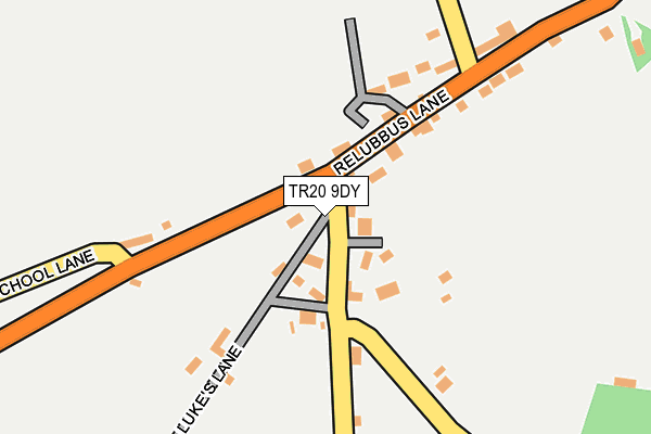 TR20 9DY map - OS OpenMap – Local (Ordnance Survey)