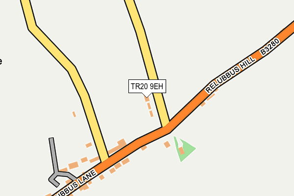 TR20 9EH map - OS OpenMap – Local (Ordnance Survey)