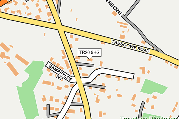 TR20 9HG map - OS OpenMap – Local (Ordnance Survey)