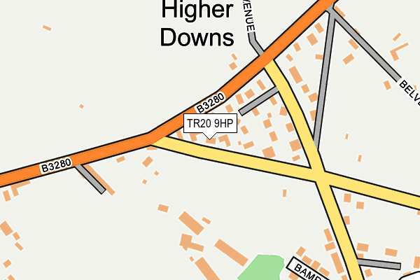 TR20 9HP map - OS OpenMap – Local (Ordnance Survey)