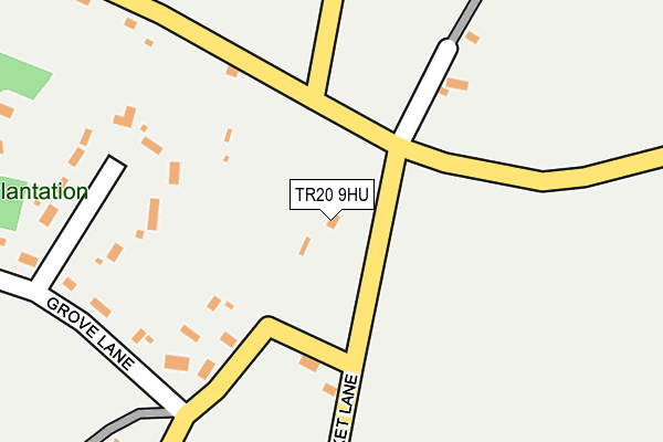 TR20 9HU map - OS OpenMap – Local (Ordnance Survey)