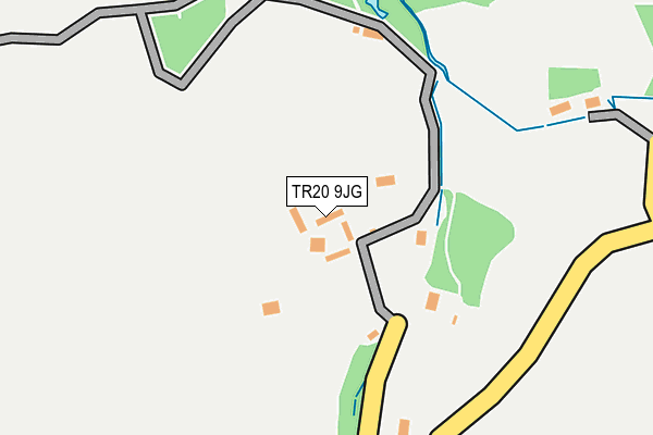 TR20 9JG map - OS OpenMap – Local (Ordnance Survey)