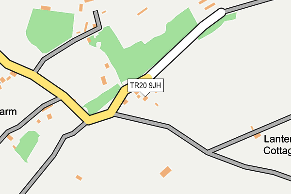 TR20 9JH map - OS OpenMap – Local (Ordnance Survey)