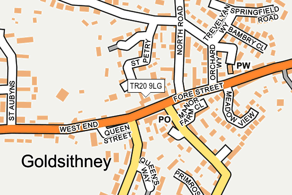 TR20 9LG map - OS OpenMap – Local (Ordnance Survey)