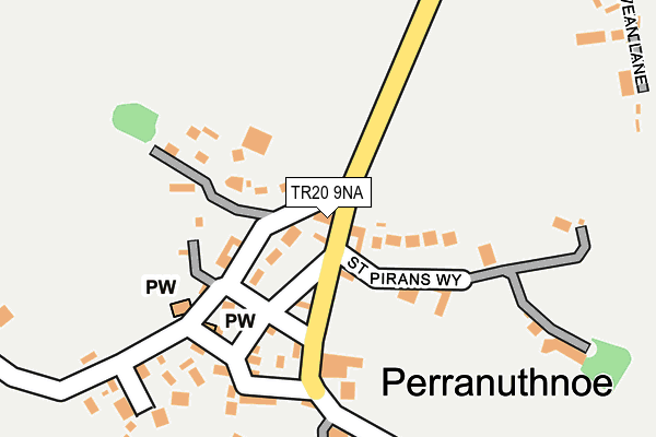TR20 9NA map - OS OpenMap – Local (Ordnance Survey)