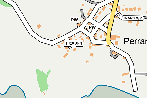TR20 9NN map - OS OpenMap – Local (Ordnance Survey)