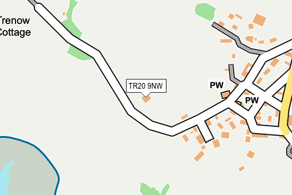 TR20 9NW map - OS OpenMap – Local (Ordnance Survey)