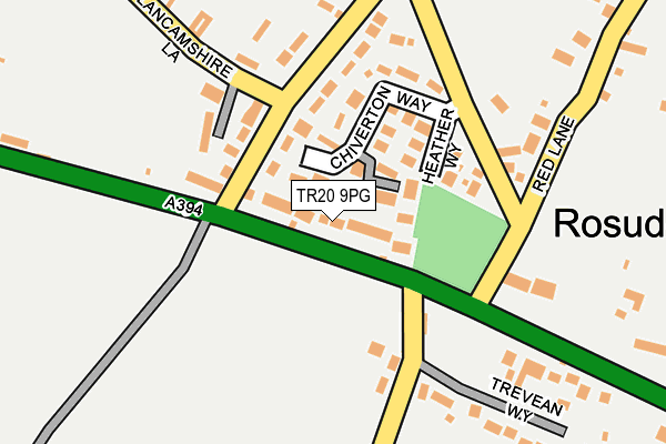 TR20 9PG map - OS OpenMap – Local (Ordnance Survey)
