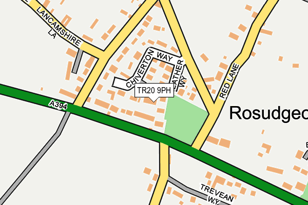 TR20 9PH map - OS OpenMap – Local (Ordnance Survey)