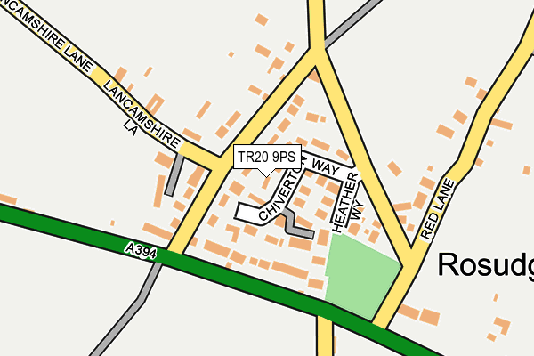 TR20 9PS map - OS OpenMap – Local (Ordnance Survey)