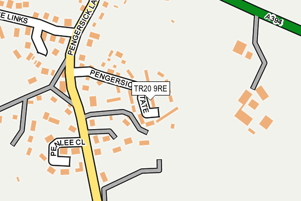 TR20 9RE map - OS OpenMap – Local (Ordnance Survey)