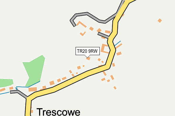 TR20 9RW map - OS OpenMap – Local (Ordnance Survey)