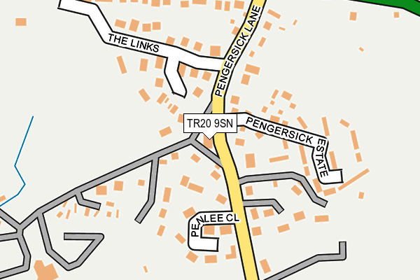TR20 9SN map - OS OpenMap – Local (Ordnance Survey)