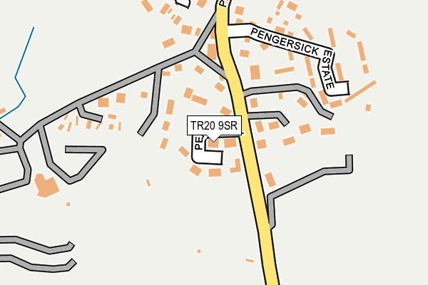 TR20 9SR map - OS OpenMap – Local (Ordnance Survey)