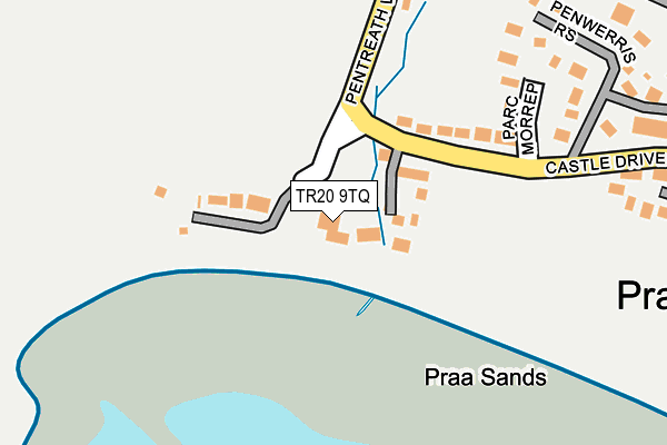 TR20 9TQ map - OS OpenMap – Local (Ordnance Survey)