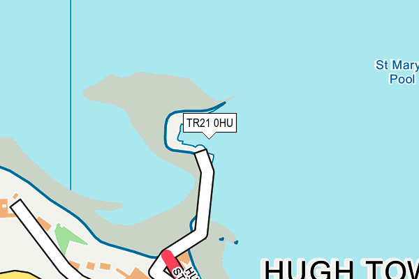TR21 0HU map - OS OpenMap – Local (Ordnance Survey)