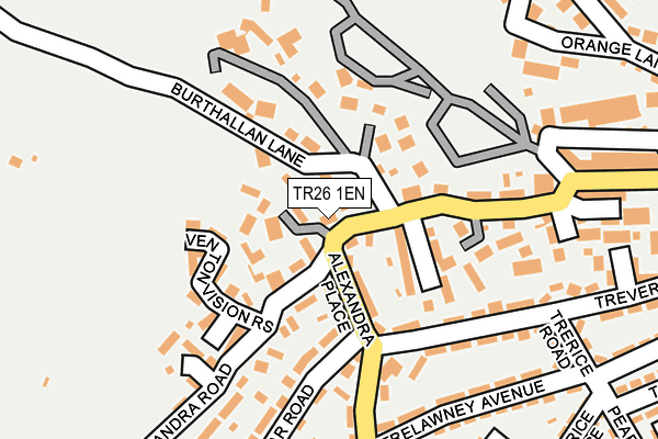 TR26 1EN map - OS OpenMap – Local (Ordnance Survey)