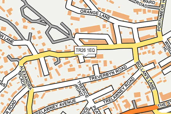 TR26 1EQ map - OS OpenMap – Local (Ordnance Survey)