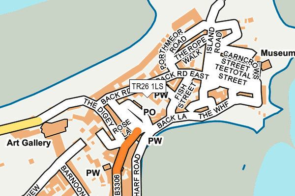 TR26 1LS map - OS OpenMap – Local (Ordnance Survey)