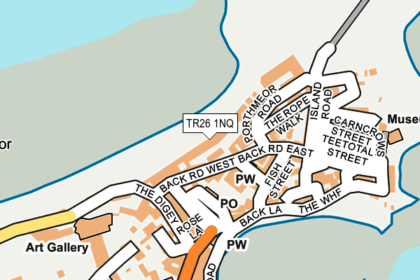 TR26 1NQ map - OS OpenMap – Local (Ordnance Survey)