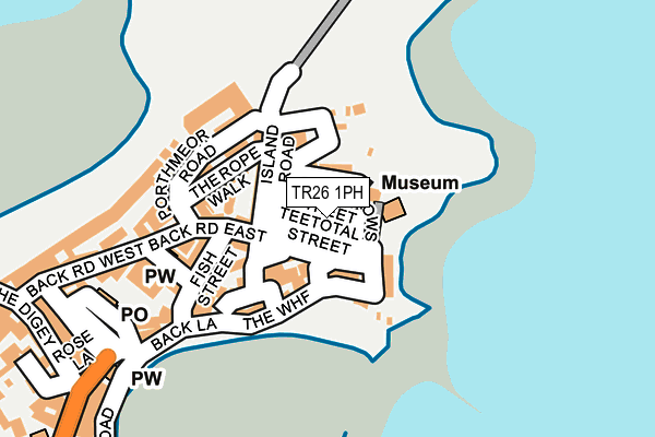 TR26 1PH map - OS OpenMap – Local (Ordnance Survey)