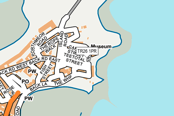 TR26 1PR map - OS OpenMap – Local (Ordnance Survey)