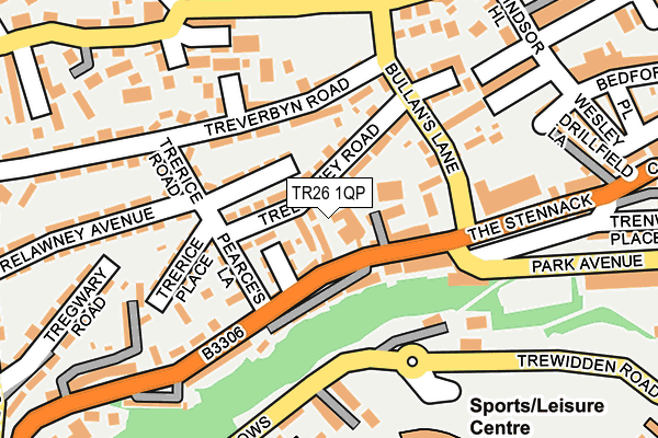 TR26 1QP map - OS OpenMap – Local (Ordnance Survey)