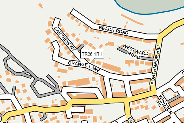 TR26 1RH map - OS OpenMap – Local (Ordnance Survey)