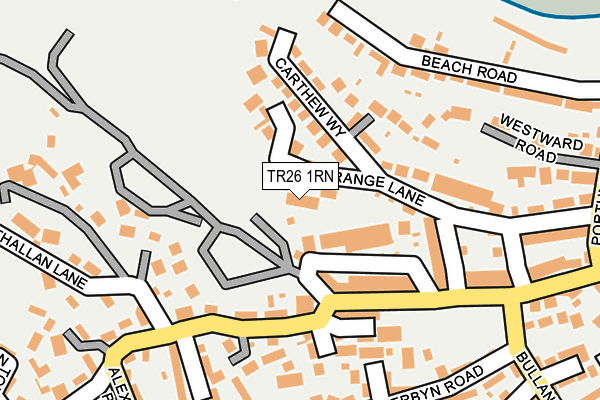 TR26 1RN map - OS OpenMap – Local (Ordnance Survey)