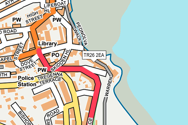 TR26 2EA map - OS OpenMap – Local (Ordnance Survey)