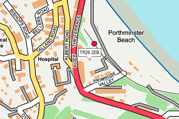 TR26 2EB map - OS OpenMap – Local (Ordnance Survey)