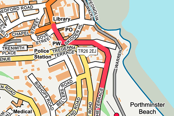 TR26 2EJ map - OS OpenMap – Local (Ordnance Survey)