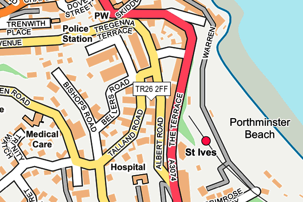 TR26 2FF map - OS OpenMap – Local (Ordnance Survey)