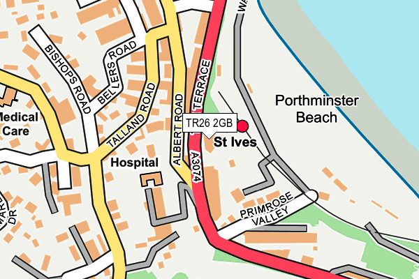 TR26 2GB map - OS OpenMap – Local (Ordnance Survey)