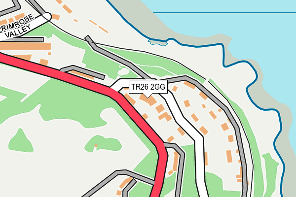 TR26 2GG map - OS OpenMap – Local (Ordnance Survey)
