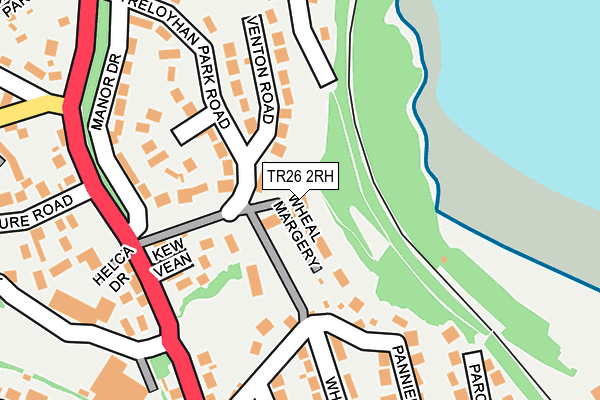 TR26 2RH map - OS OpenMap – Local (Ordnance Survey)