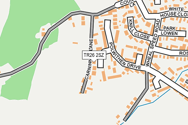 TR26 2SZ map - OS OpenMap – Local (Ordnance Survey)