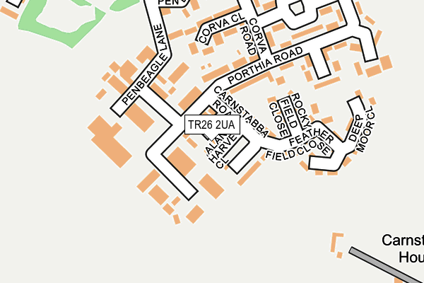 TR26 2UA map - OS OpenMap – Local (Ordnance Survey)