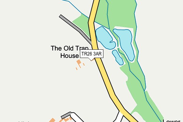 TR26 3AR map - OS OpenMap – Local (Ordnance Survey)