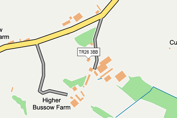 TR26 3BB map - OS OpenMap – Local (Ordnance Survey)